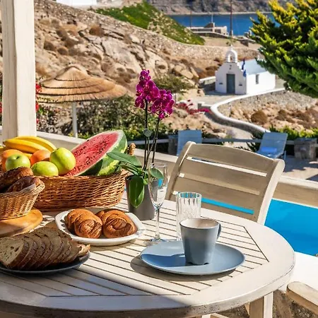 Apartmán Yalos Mykonos Ornos Pouli Private W Shared Swimming Pool