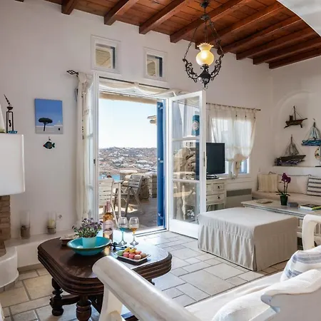 Yalos Mykonos Ornos Pouli Private W Shared Swimming Pool Apartmán
