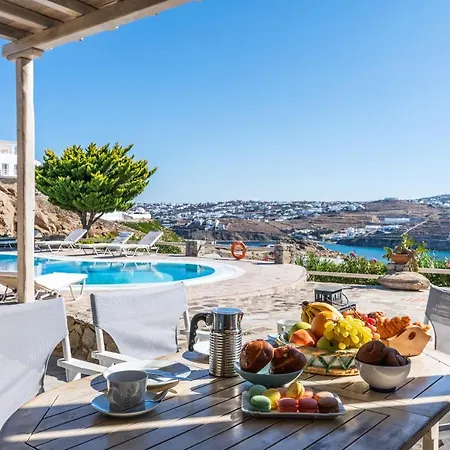 Yalos Mykonos Ornos Pouli Private W Shared Swimming Pool Apartmán