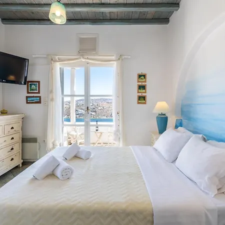 Apartmán Yalos Mykonos Ornos Pouli Private W Shared Swimming Pool