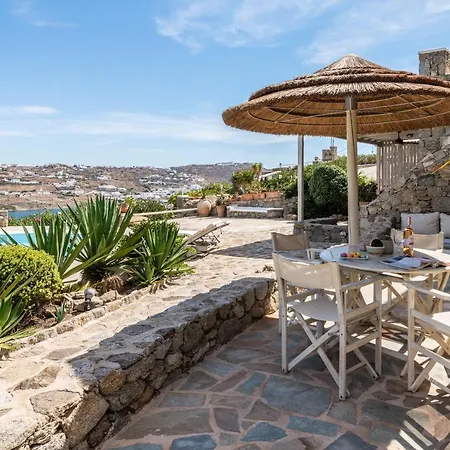 Yalos Mykonos Ornos Pouli Private W Shared Swimming Pool Apartmán *