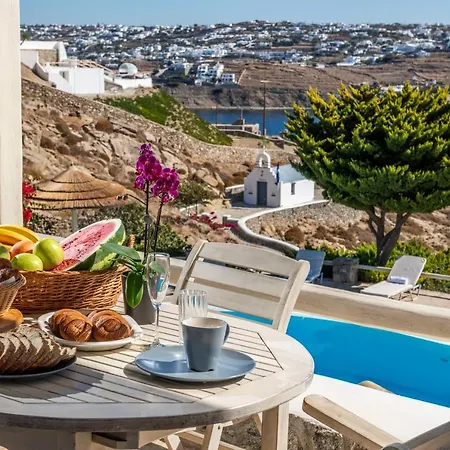 Yalos Mykonos Ornos Pouli Private W Shared Swimming Pool Apartmán