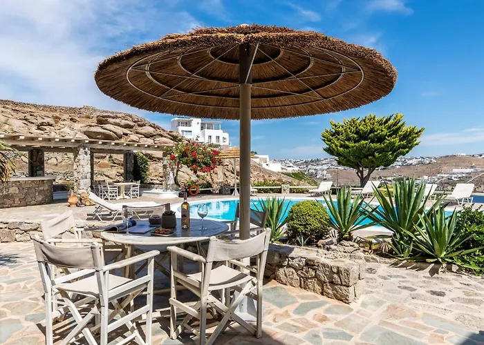 Yalos Mykonos Ornos Pouli Private W Shared Swimming Pool アパート *