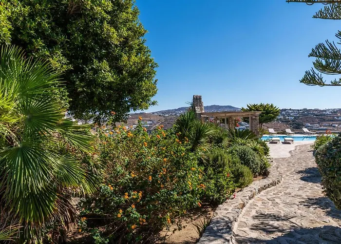 Yalos Mykonos Ornos Pouli Private W Shared Swimming Pool アパート Mykonos Town