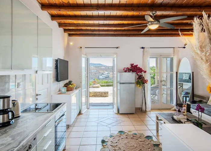 아파트 Yalos Mykonos Ornos Pouli Private W Shared Swimming Pool *