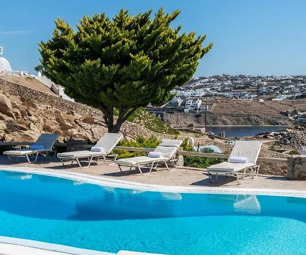 아파트 Yalos Mykonos Ornos Pouli Private W Shared Swimming Pool *