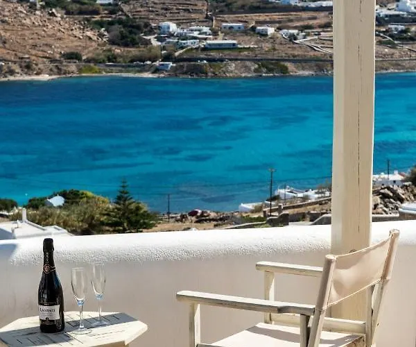 Yalos Mykonos Ornos Pouli Private W Shared Swimming Pool アパート