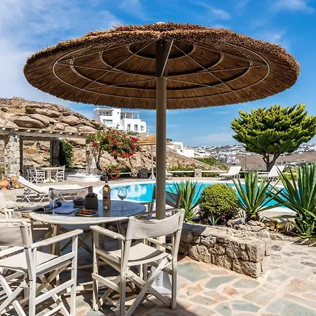 Yalos Mykonos Ornos Pouli Private W Shared Swimming Pool Apartamento *